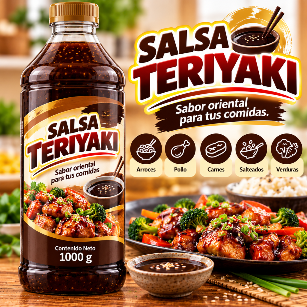SALSA TERIYAKI 1000 GR