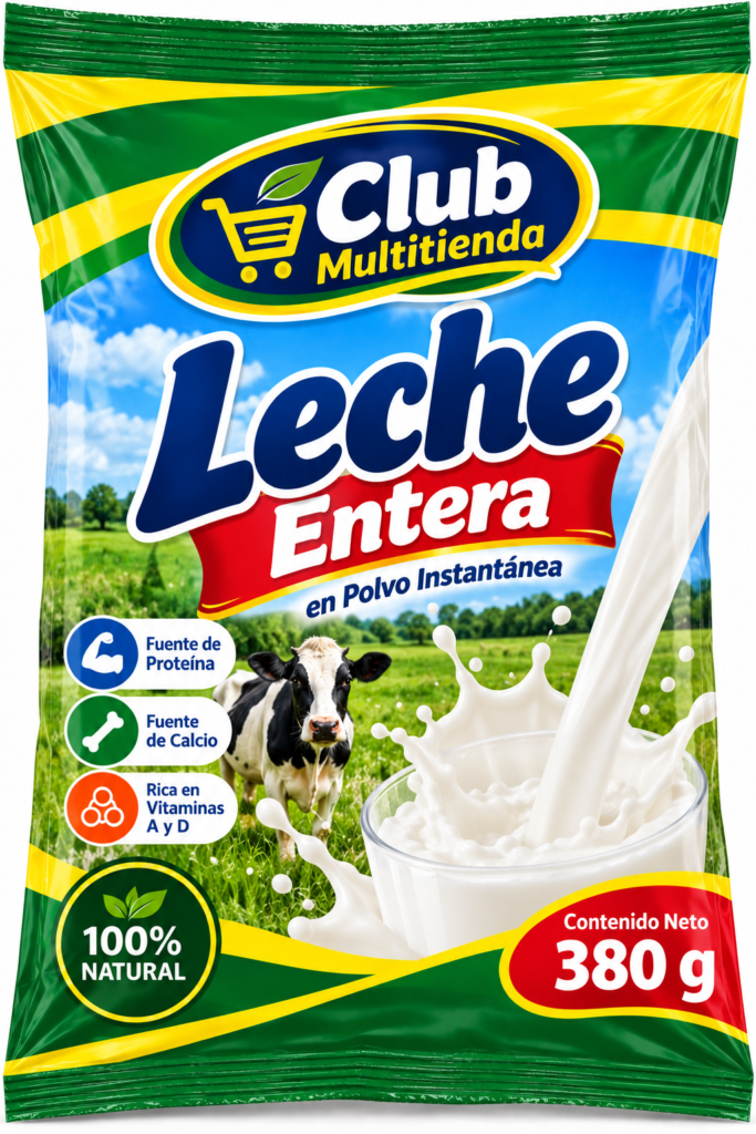 LECHE ENTERA EL TRECE X 380 GR