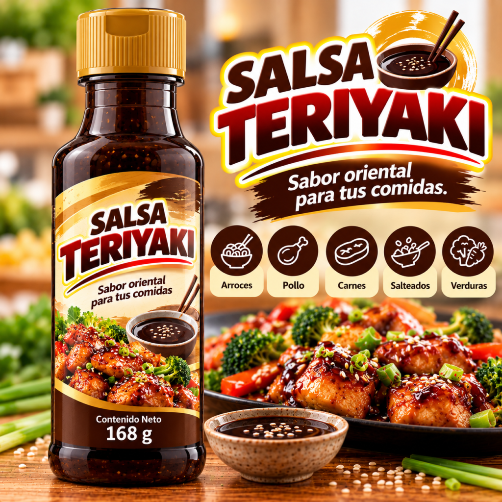 SALSA TERIYAKI 168 GR