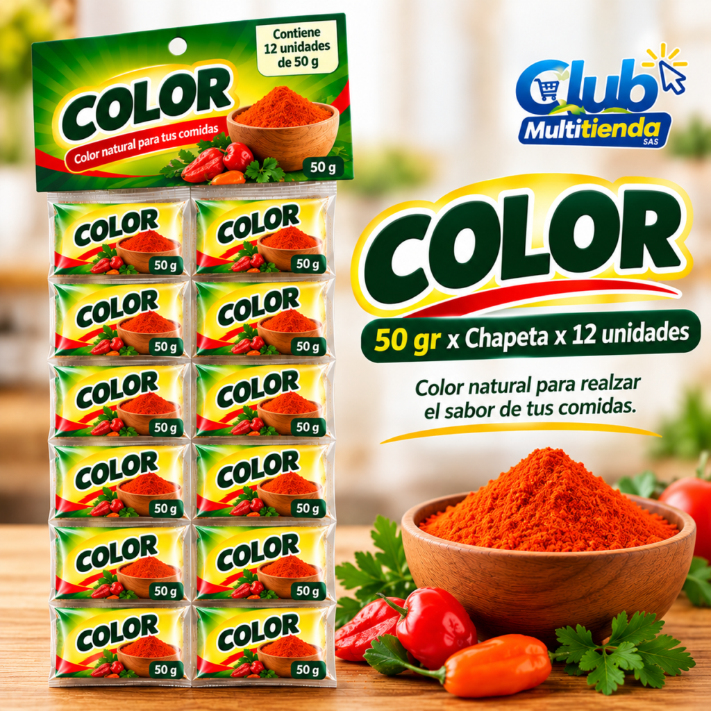 Color El Trece 50 gr  x Chapeta x 12 unidades