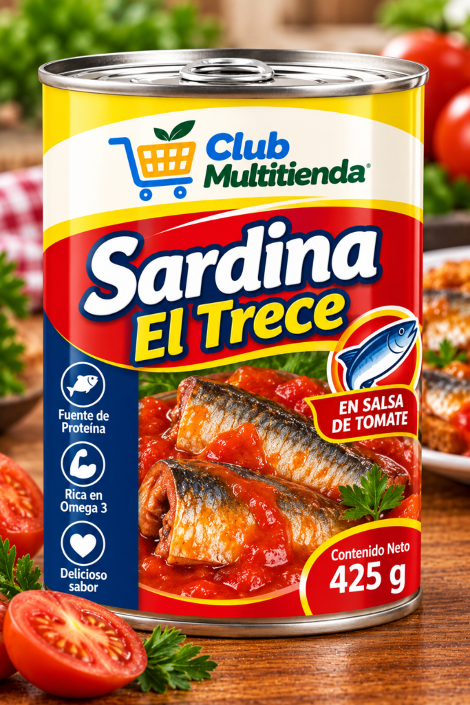 SARDINA EL TRECE  X 425 GR